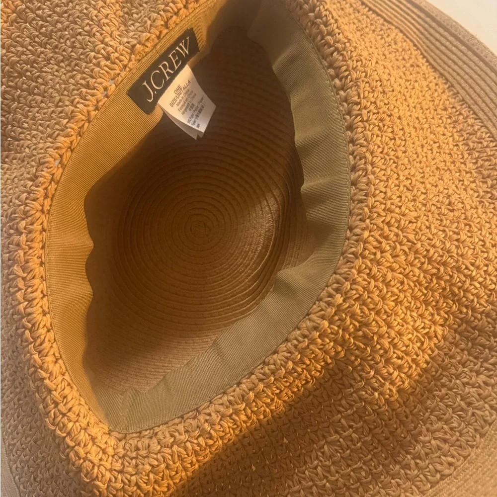 J. Crew Classic Tan Straw Hat - Picture 4 of 4